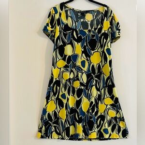 INC International Concepts Colorful Midi  Dress Size L